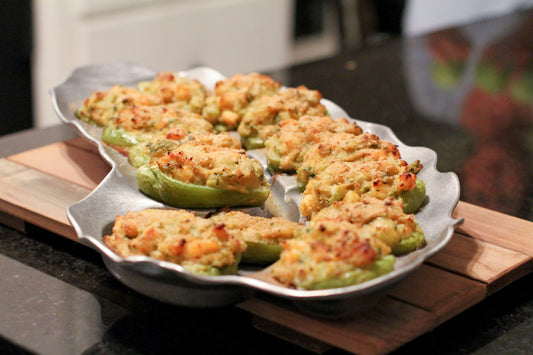 GULF SHRIMP STUFFED MIRLITON