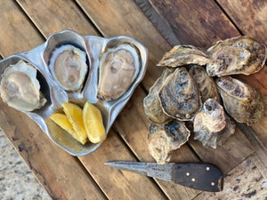 The Oyster Bed Grill Pan - Island Creek Oysters